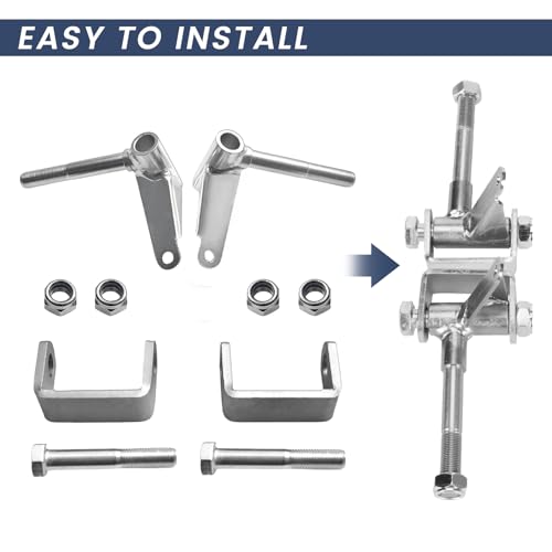 QASKEHKT Steering Spindle Bracket Set 5/8" Axle Kingpin 4-1/2" Long for Go Kart 212cc 196cc 6.5hp 13hp 15hp 420cc 301cc Manco Azusa Yerf-Dog Right and Left - Image 5