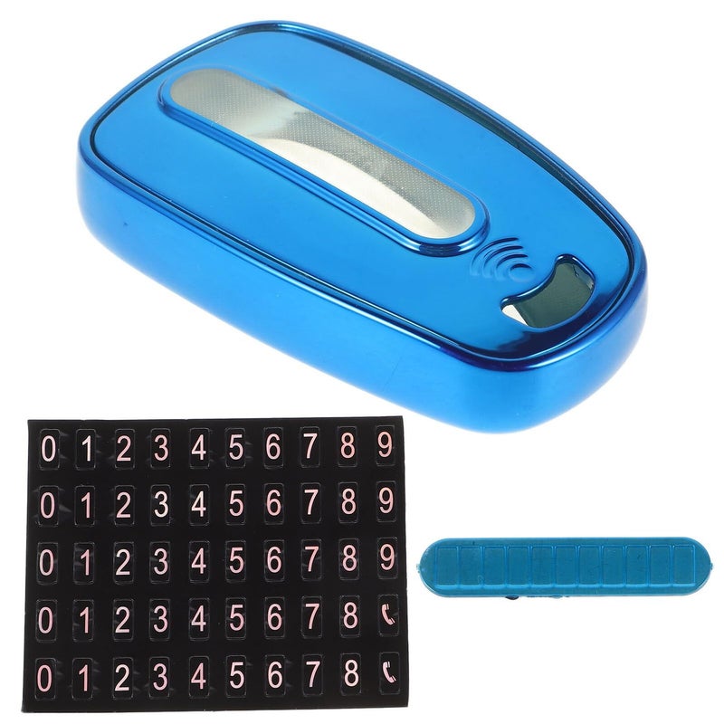 TPU Car Key Fob Cover Blue Protective Case Mid Size Sedan Compact SUV Scratch Resistant Flexible Shockproof Key Tag - Image 2