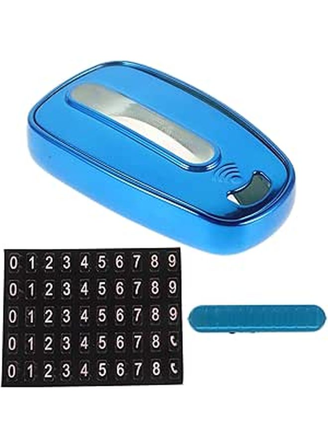 TPU Car Key Fob Cover Blue Protective Case Mid Size Sedan Compact SUV Scratch Resistant Flexible Shockproof Key Tag - Image 1