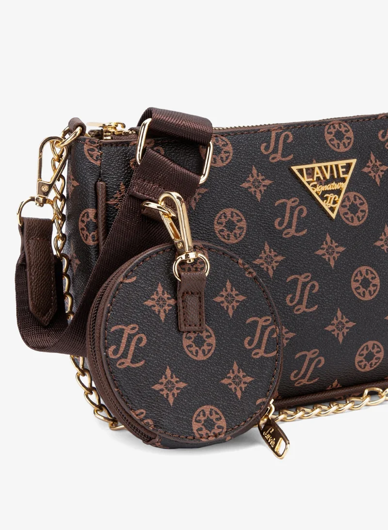 Lavie Signature Women's Florida Sling Bag (Choco)