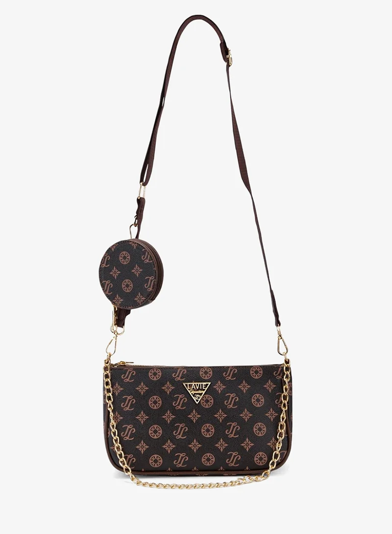 Lavie Signature Women's Florida Sling Bag (Choco)