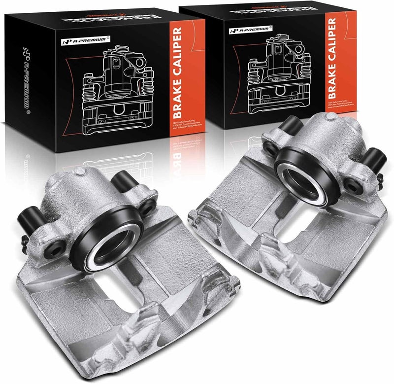 A-Premium Disc Brake Caliper Assembly for Audi and Volkswagen Models - Front Side - Image 1
