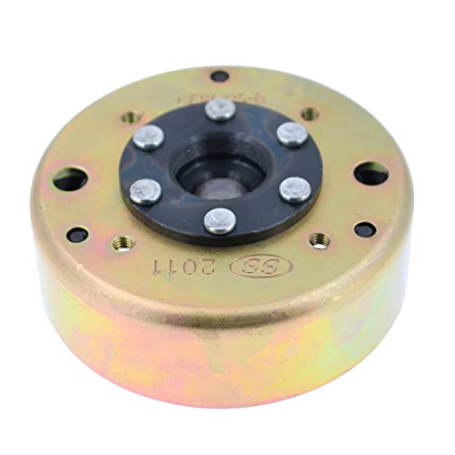 Glixal دوار الط flywheel Glixal ATMT1-155-F6 لبديل 6 لفائف مولد مغناطيسي ل GY6 125cc 150cc 152QMI 157QMJ محرك سكوتر موبايل ATV كواد جو كارت باجي - Image 1