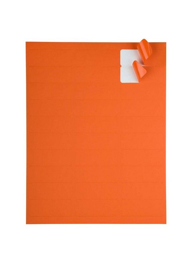 JAM Paper Return Address Labels Standard Mailing 1 X 2 5 8 Orange 120 Shipping Labels Pack  - Image 4