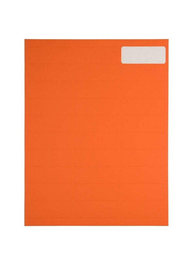 JAM Paper - Return Address Labels Standard Mailing 1 X 2 5 8 Orange 120 Shipping Labels Pack - Image 1