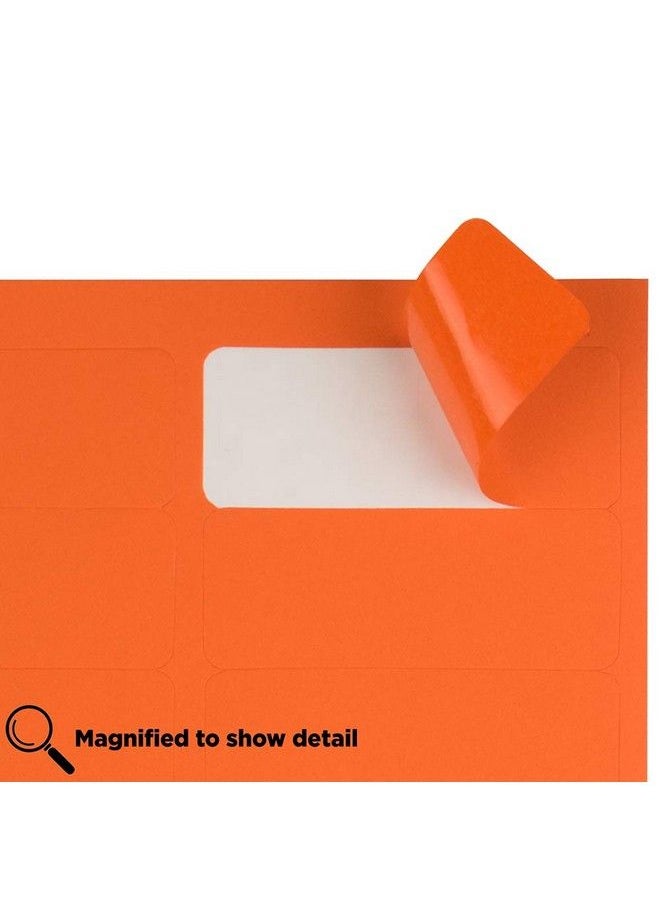 JAM Paper Return Address Labels Standard Mailing 1 X 2 5 8 Orange 120 Shipping Labels Pack  - Image 5
