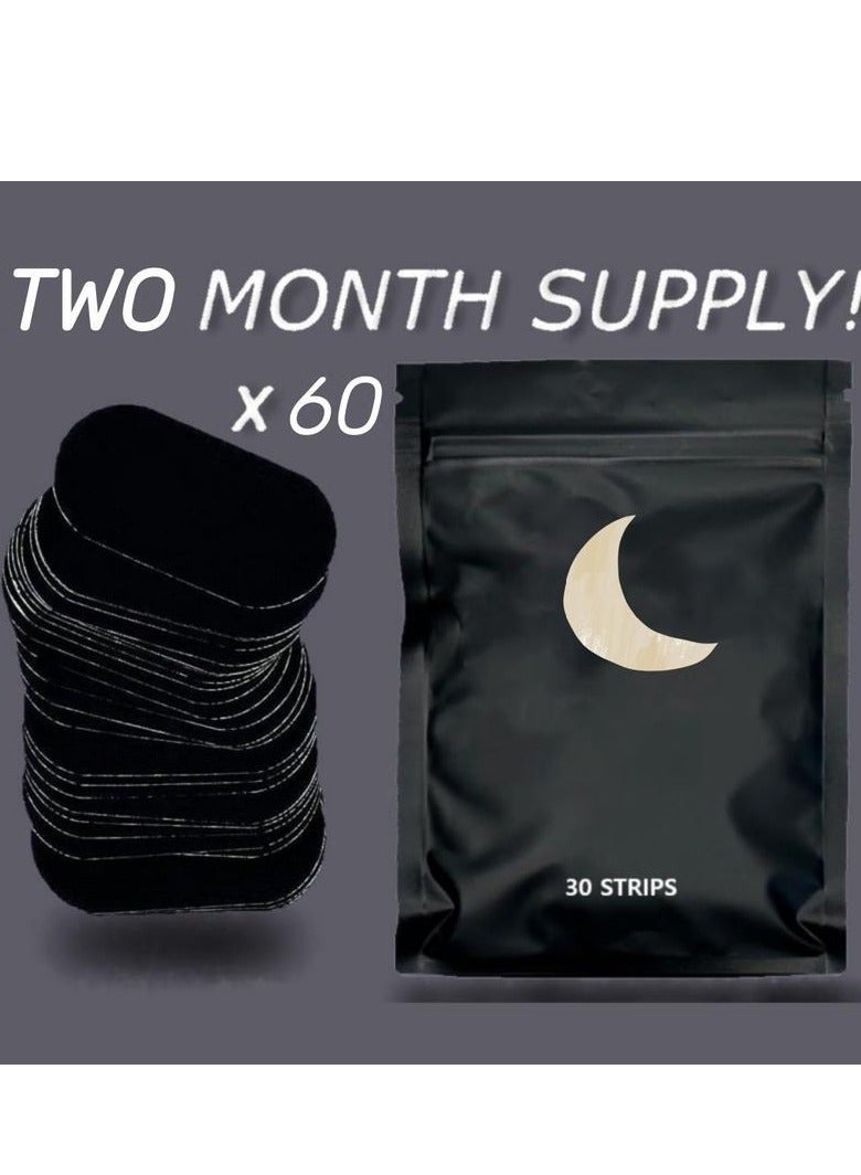 OTTO 30 Pack Anti-Snoring Mouth Tape Strips - Ultra Breathable u0026 Hypoallergenic for Sleeping, Sports - Upgraded Adhesive, Gentle Comfort, Secure Night Hold  - Image 5