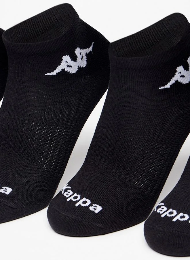 Kappa Logo Detail Ankle Length Sports Socks - Set of 5
