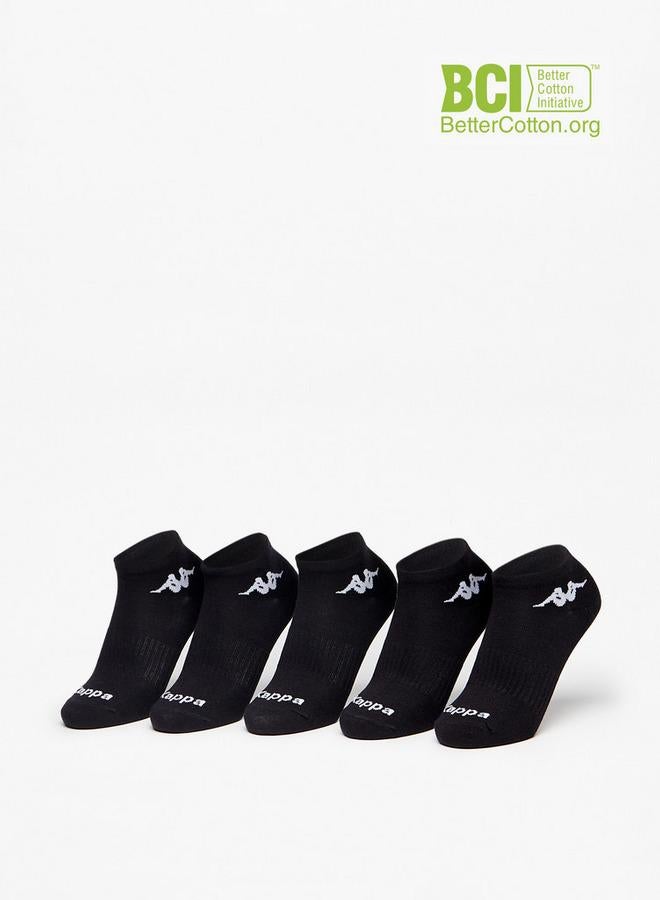 كابا جوارب رياضية بطول الكاحل بتفاصيل شعار - مجموعة من  قطع - Image 1