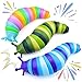 Cevioce Sensory Slug Fidget Toys for Kids Adults 3 Pack Slug Toys for Autism Therapy Age 3 Travel Party Favors - Image 3