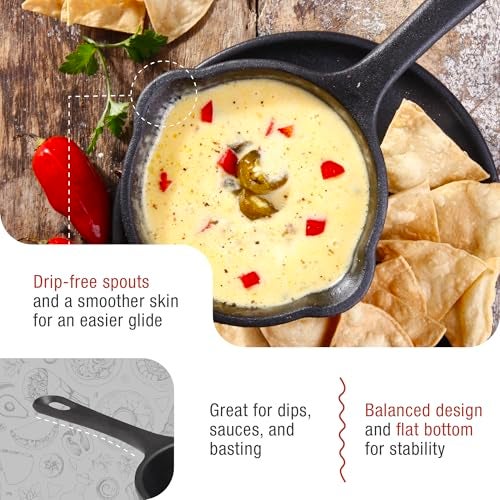Victoria 0.5-Quart Cast Iron Saucepan, Small Cast Iron Melting Pot Seasoned with Flaxseed Oil, Made in Colombia, Black - Image 4