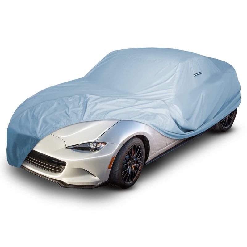 iCarCover Custom Car Cover for 19892025 Mazda Miata Waterproof AllWeather Rain Snow UV Sun Protector Full Exterior Weatherproof Indoor Outdoor Car Cover with Strap