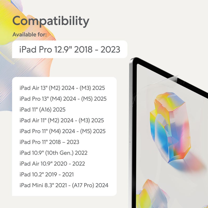 PaperlikeÂ® 2.1 Screen Protector (2x) for iPad Pro 12.9 inch for an authentic paper feel - Image 2