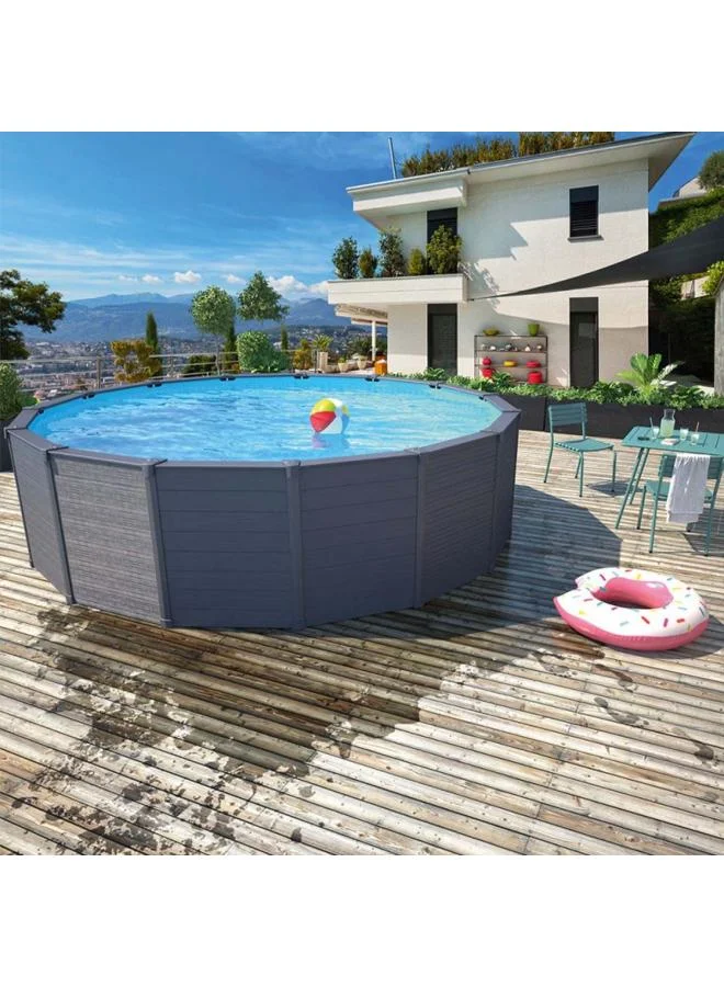 INTEX Graphite Gray Panel Pool Set