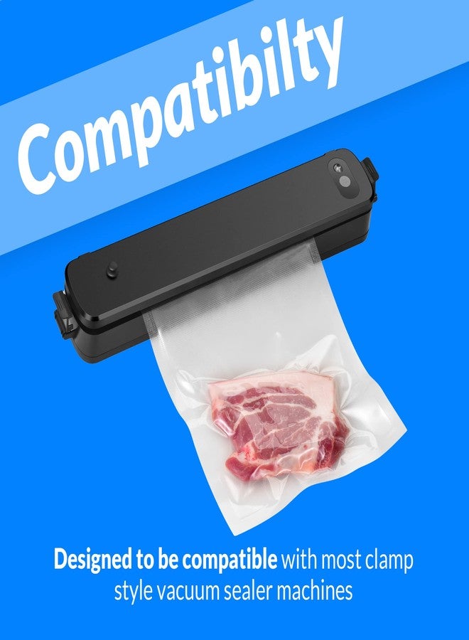 Reli. Vacuum Sealer Bags 8x12 in. | 200 Pack | Pre-Cut Embossed Vacuum Bag for Food | BPA Free | Food Sealer for Sous Vide, Freezer Storage, Meal Prep | Quart Size, Clear - Image 4