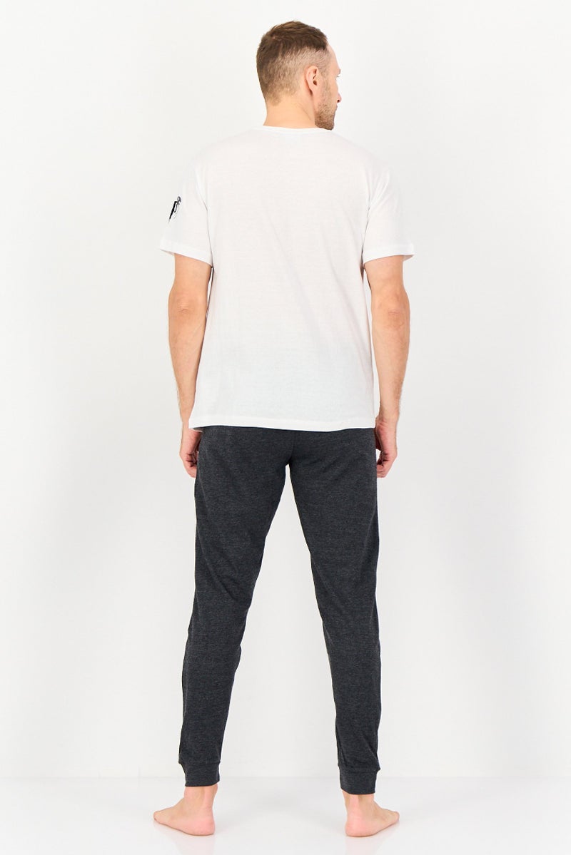 Harry Potter Men 2 Pcs Graphic Print Short Sleeve And Pajama Pants Set, Multicolor - Image 2