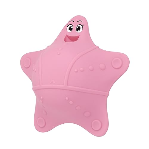 Bathtub Overflow Drain Cover Silicone Tub Overflow Drain Cover Soak Bathtub Drain Cover Stopper with Suction Cups Cute Bathroom Spa Accessories Adds Inches of Water for Deeper Bath Pink