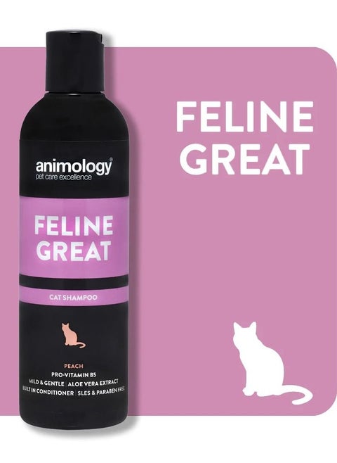 Animology Feline Great Peach Cat Shampoo 250ml