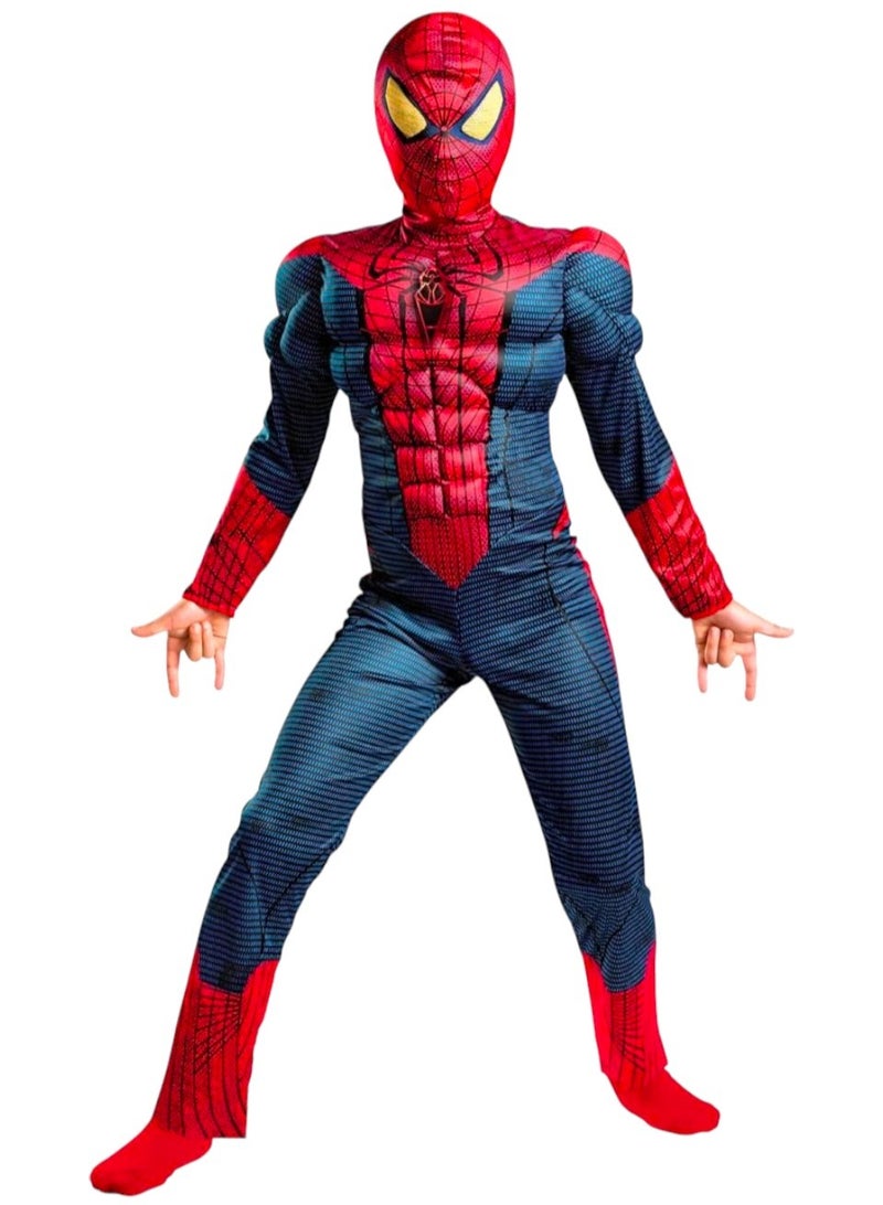 صندوق العاب فستان تنكري مريح للبطل الخارق سبايدرمان للأطفال من سن 5 إلى 6 سنوات - Image 2