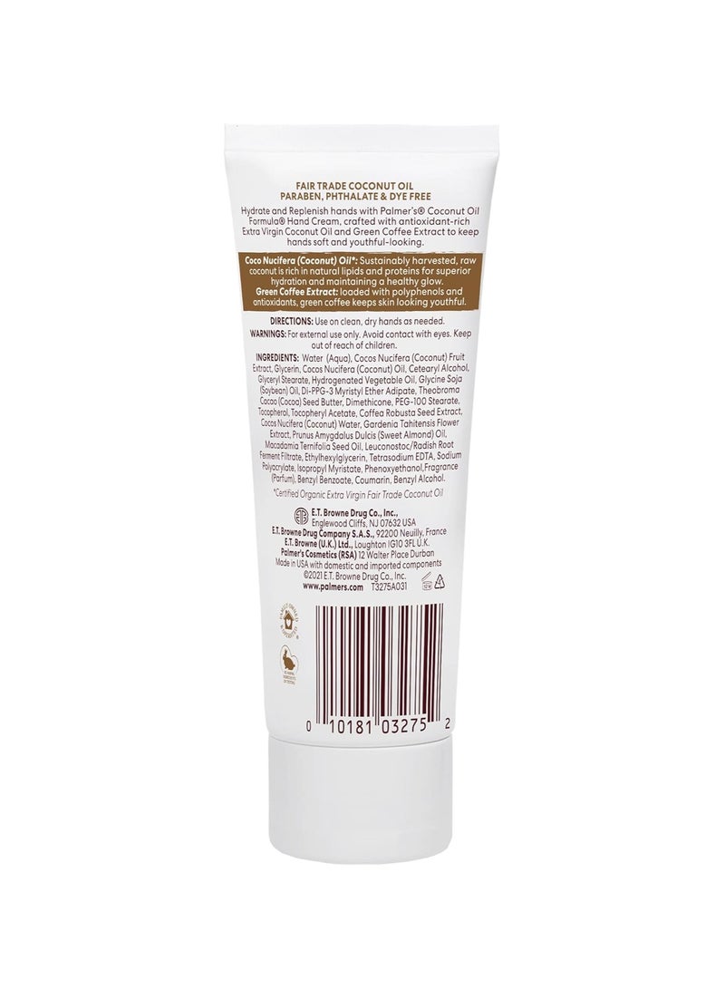 PALMER'S Coconut Oil Formula Moisturizing Hand Cream 96g - Image 2