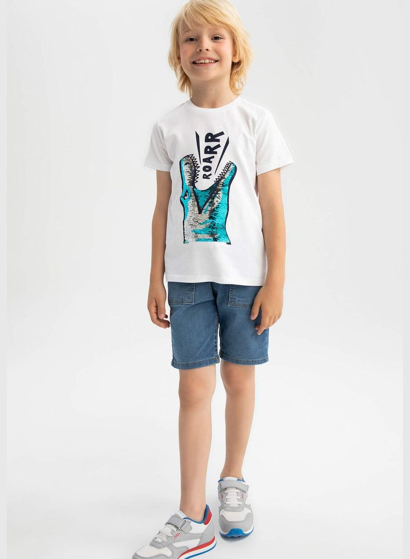 ديفاكتو تيشيرت بطباعة ديناصور - Image 3