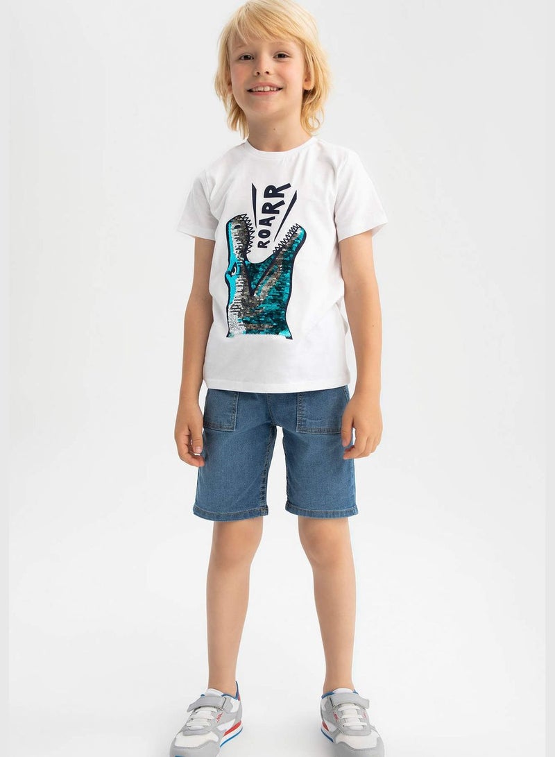 ديفاكتو تيشيرت بطباعة ديناصور - Image 2