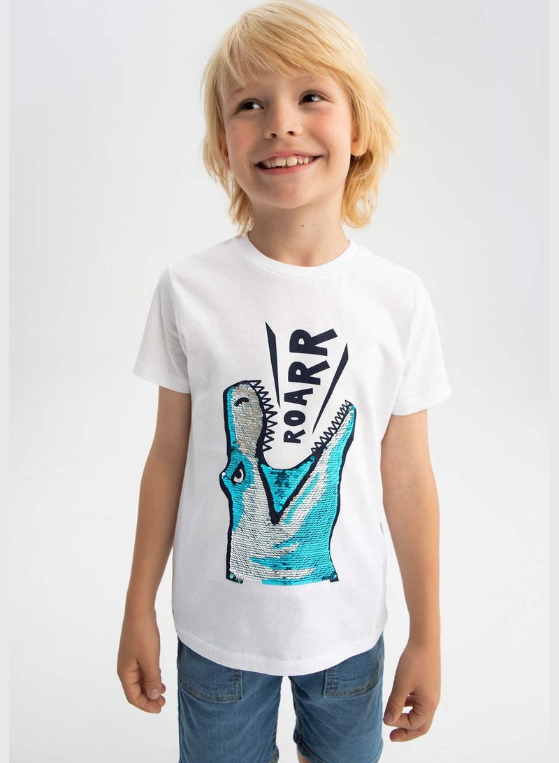 ديفاكتو تيشيرت بطباعة ديناصور - Image 5