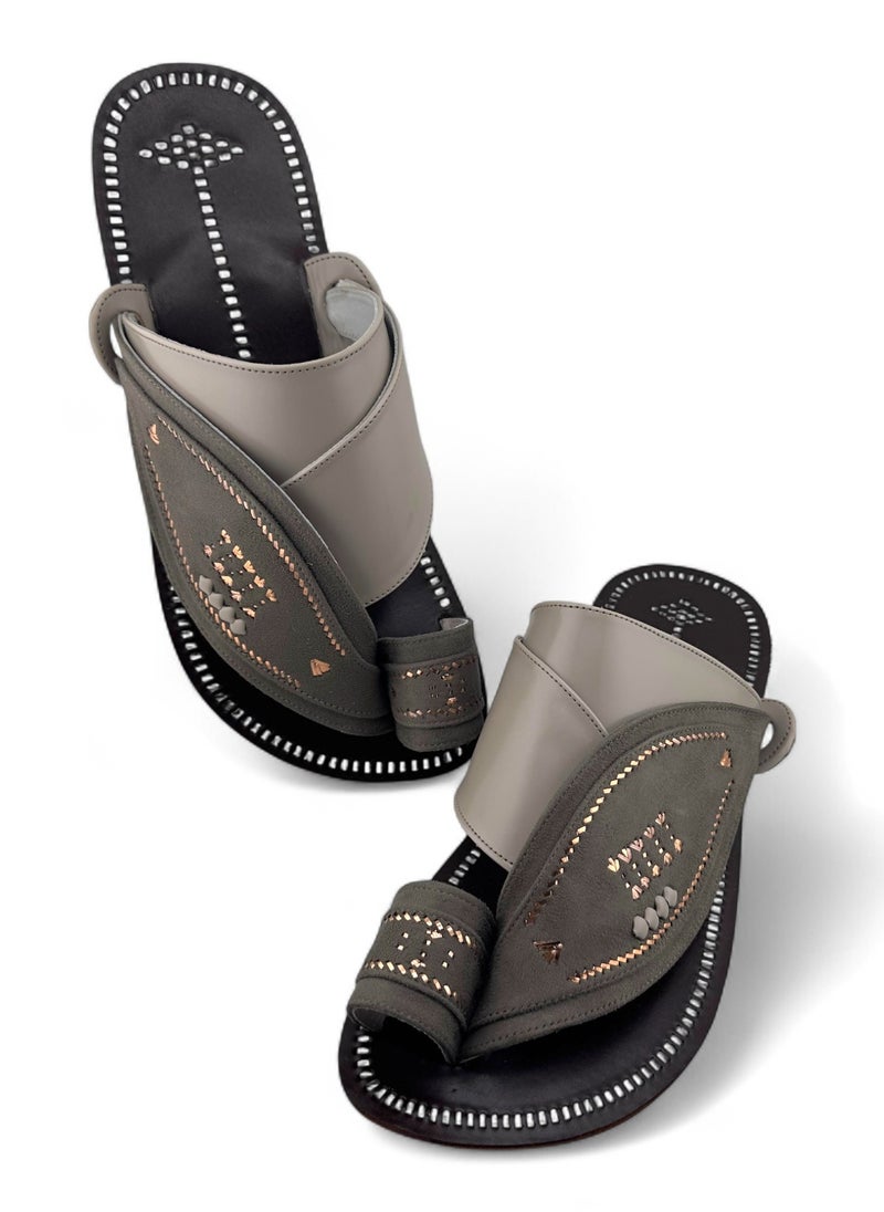 Handcrafted heritage leather slippers