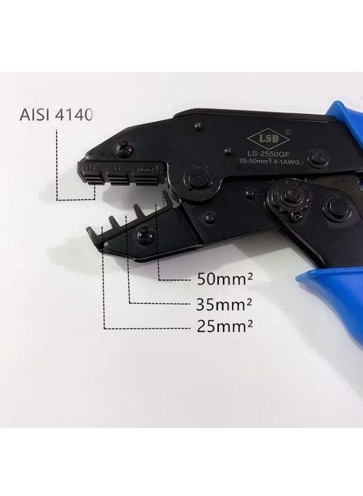 أداة ضغط متينة بمقبض أزرق - أداة ضغط أطراف الأسلاك - Image 2