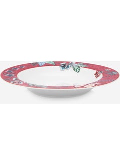 Pip Studio Flower Festival Red Porcelain Deep Plate 21.5 cm  - Image 2