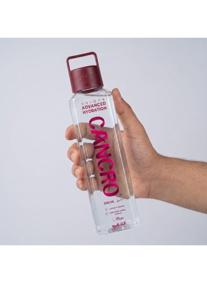 CANCRO DRINK Cancro 125 PPM Deuterium Depleted Drink Non Carbonated Water Based Beverage 500ml Pack of 24 - Image 2