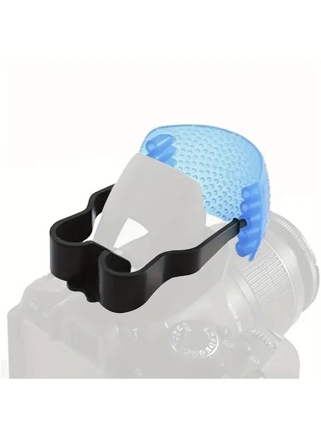 Eonix 3 In 1 Pop Up Flash Diffuser Cover With Bracket For DSLR Cameras Durable Plastic - Image 4