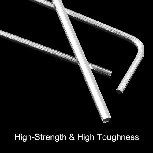 Luomorgo 20 Pcs 1.5mm/1/16 Inch Allen Wrench, L Shaped Hex Key, Heavy Duty Steel Hexagon Wrench Tool for Repairing, Installation - Image 3
