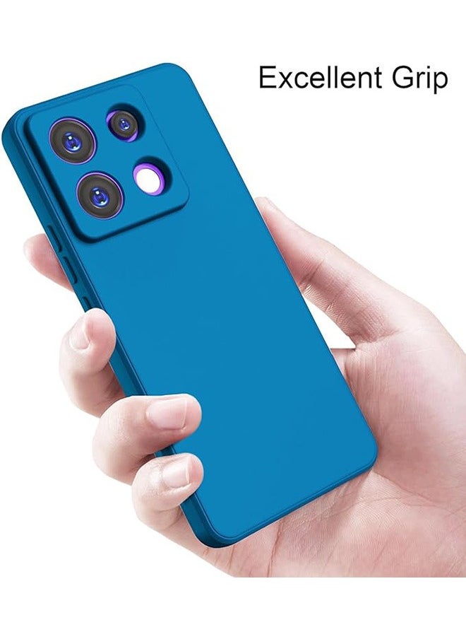 Case for Xiaomi Redmi Note 13 5G, Soft TPU Thin Protective Phone Cover with Matte Finish, Anti-Fall Drop Protection, Anti-Fingerprints, Shockproof Case for Xiaomi Redmi Note 13 5G (Blue)
