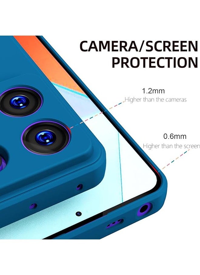 Generic Case for Xiaomi Redmi Note 13 5G, Soft TPU Thin Protective Phone Cover with Matte Finish, Anti-Fall Drop Protection, Anti-Fingerprints, Shockproof Case for Xiaomi Redmi Note 13 5G (Blue)  - Image 3