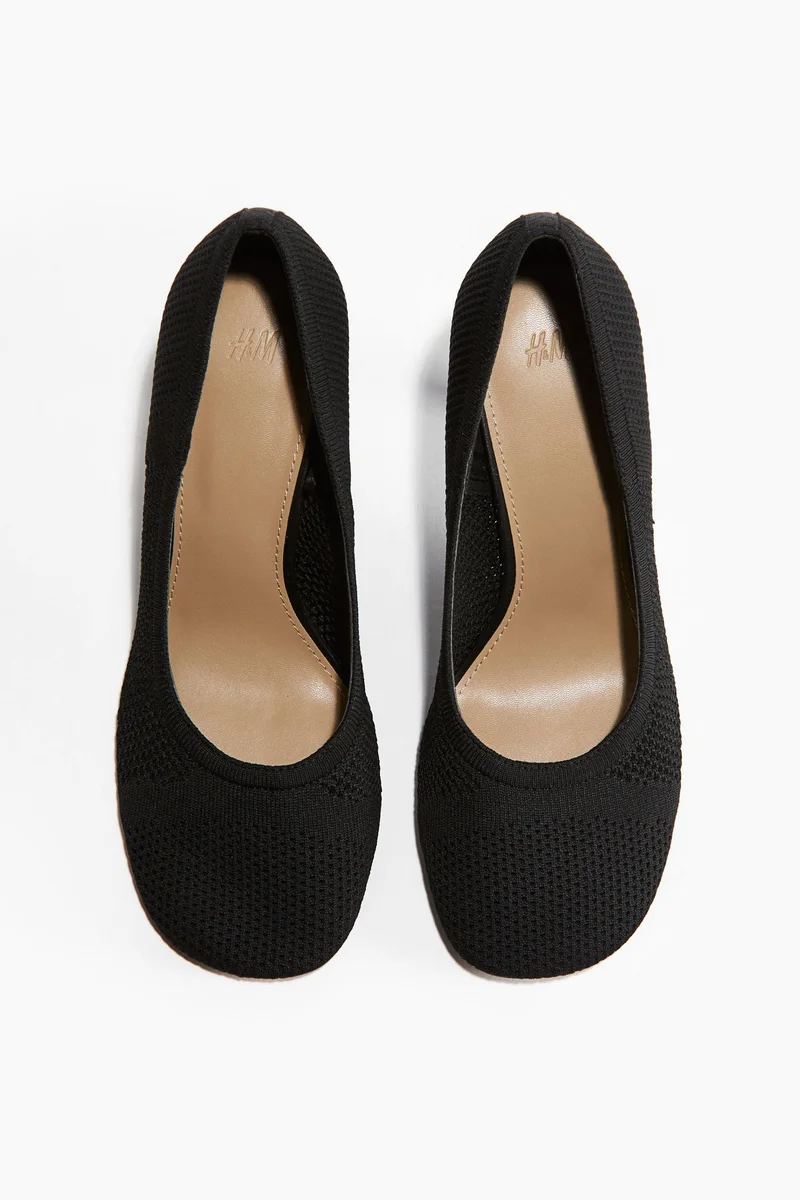 H&M Fully-fashioned court shoes