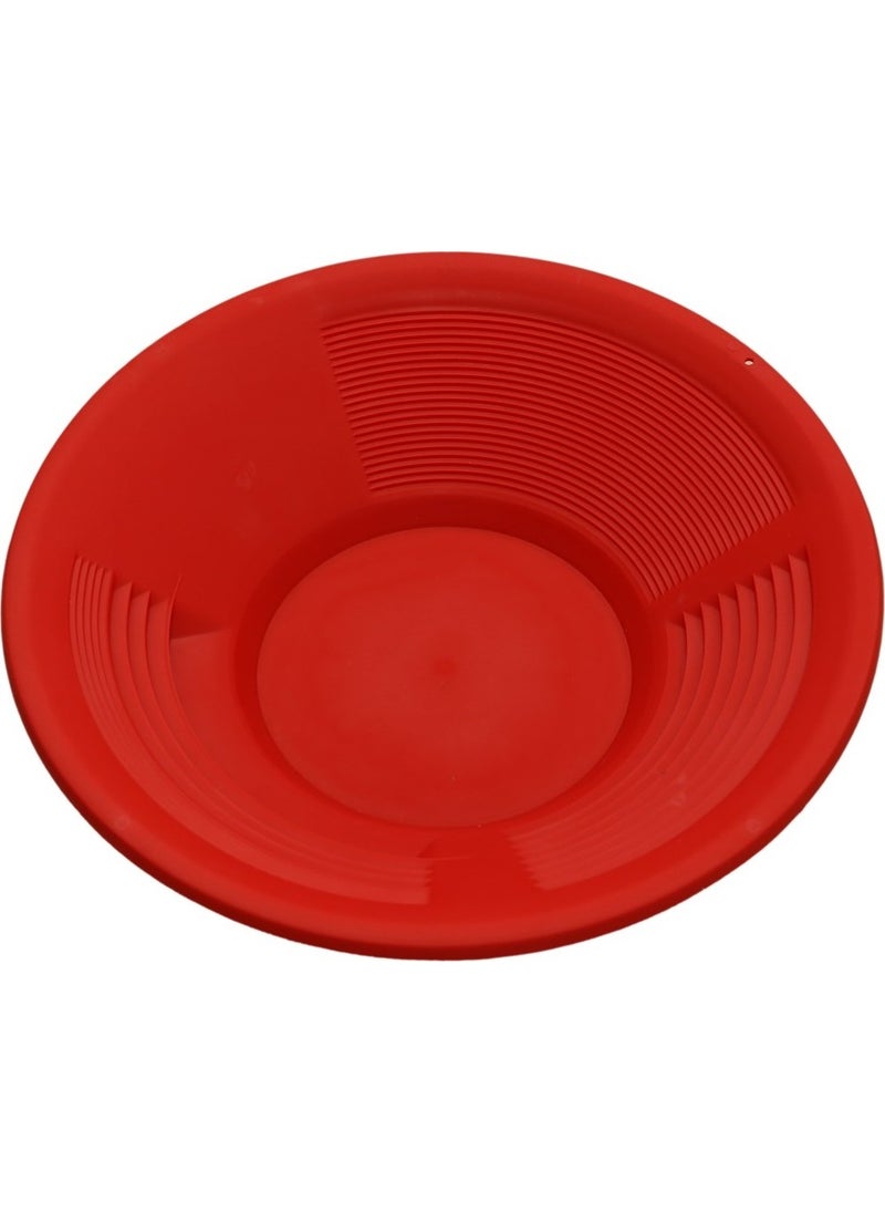Silimo Gold Pan Gold Washing Sieve Gold Pan Gold Catching Basin Red  - Image 1