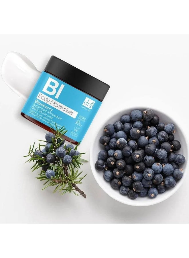 DR BOTANICALS Dr. Botanicals Apothecary Blueberry Antioxidant Body Moisturiser 60ml - Image 3