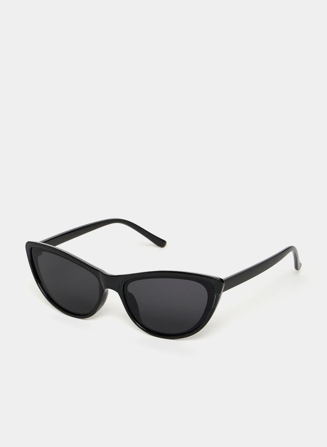 ستايلي نظارة شمسية عين القطة بلون سادة - Image 1