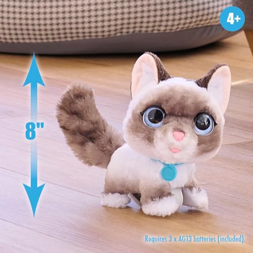 furReal Wagalots Kitty, Small Interactive Plush, Faux Fur, Kids Toys for Ages 4 Up by Just Play - Image 3