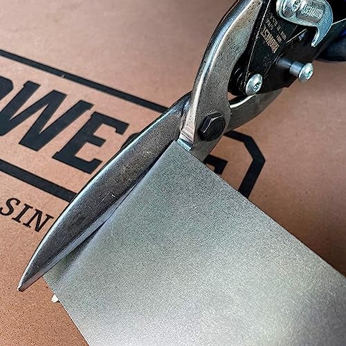 Midwest Snips MIDWEST Power Cutters Long Cut Snip - Straight Cut Regular Tinner Shears, Made in the USA - MWT-6716A - Image 5