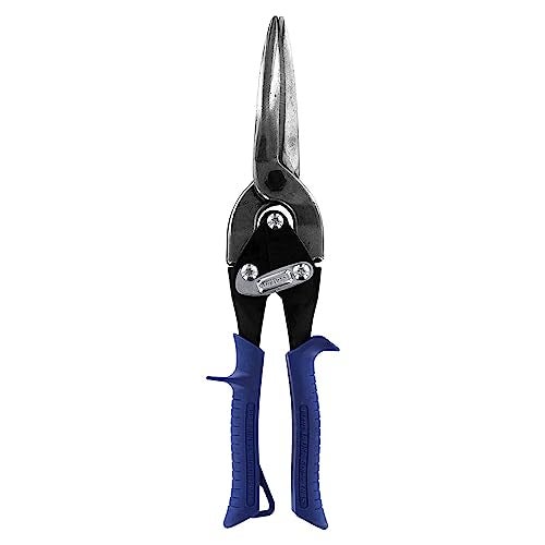 Midwest Snips MIDWEST Power Cutters Long Cut Snip - Straight Cut Regular Tinner Shears, Made in the USA - MWT-6716A - Image 1
