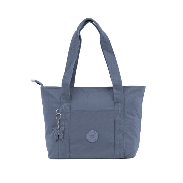 CAPRICE COLLECTION Unisex Large Shoulder Bag – Blue, Water-Resistant Nylon, 15.7L - Image 1