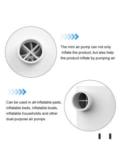 Y&D Electric Air Pump, Portable with USB Rechargeable Quick Inflate Deflate, for Mattress, Pool Toys, Floats, Swimming Ring, Bed, Vacuum Storage Bags  - Image 3