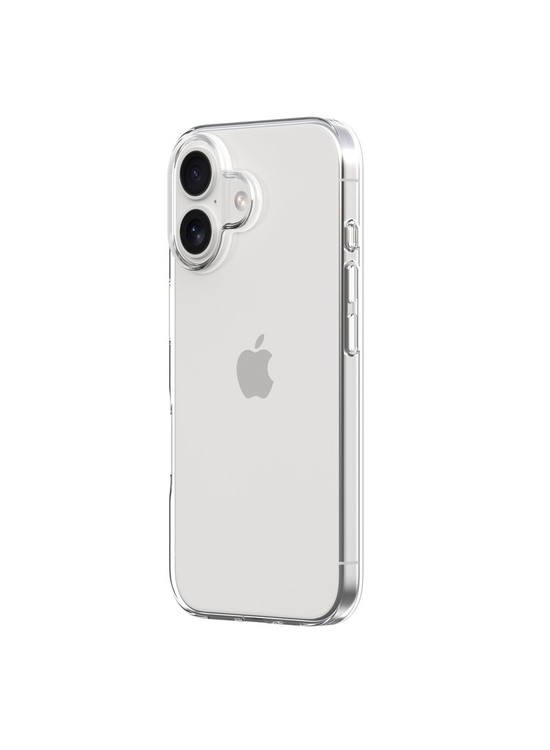 ديفيا جراب حافظة حماية آيفون 16بلس  شفاف من ديفيا ناعم مصنوع من مادة TPU مرنة ومتينة - بي سي الصديقة للبشرة لمنع الاصفرار، مقاوم للسقوط، مقاوم للخدش - Image 2