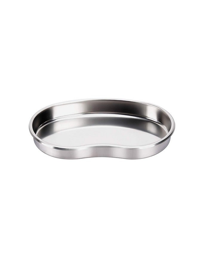 Setaria Viridis Setaria Viridis Stainless Steel Kidney Tray 7", Emesis Basin Kidney Shaped Emesis Bowl Round Edges. Reusable Metal Kidney Dish.Dental Instruments Ideal for Soiled Dressings,Waste, Liquid. (M) - Image 1