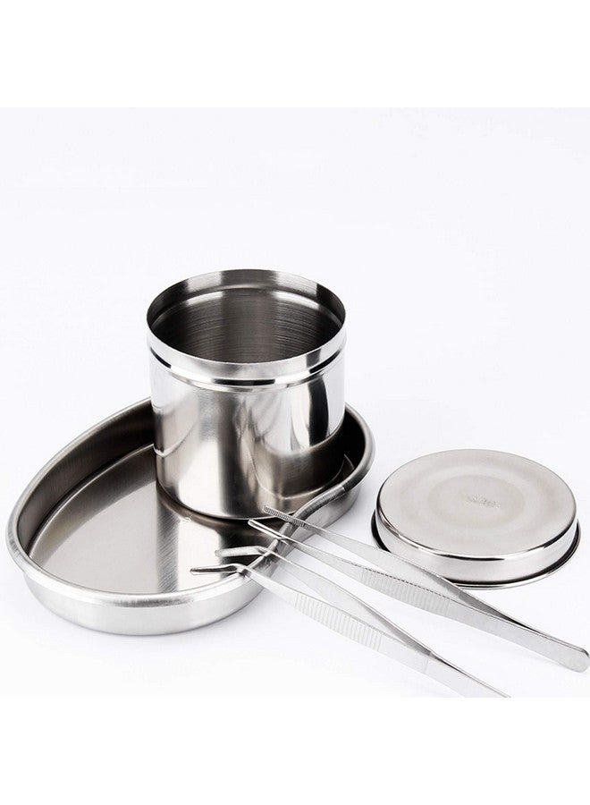Setaria Viridis Setaria Viridis Stainless Steel Kidney Tray 7", Emesis Basin Kidney Shaped Emesis Bowl Round Edges. Reusable Metal Kidney Dish.Dental Instruments Ideal for Soiled Dressings,Waste, Liquid. (M) - Image 3
