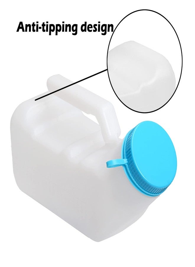 Ilyever Upgraded Urinals for Men with Glow in The Dark,1000ml Thick Pee Bottles with Lid,Spill Proof Urinal Bottle for Car,Hospital,Elderly & Incontinence,2 Pack - Image 5
