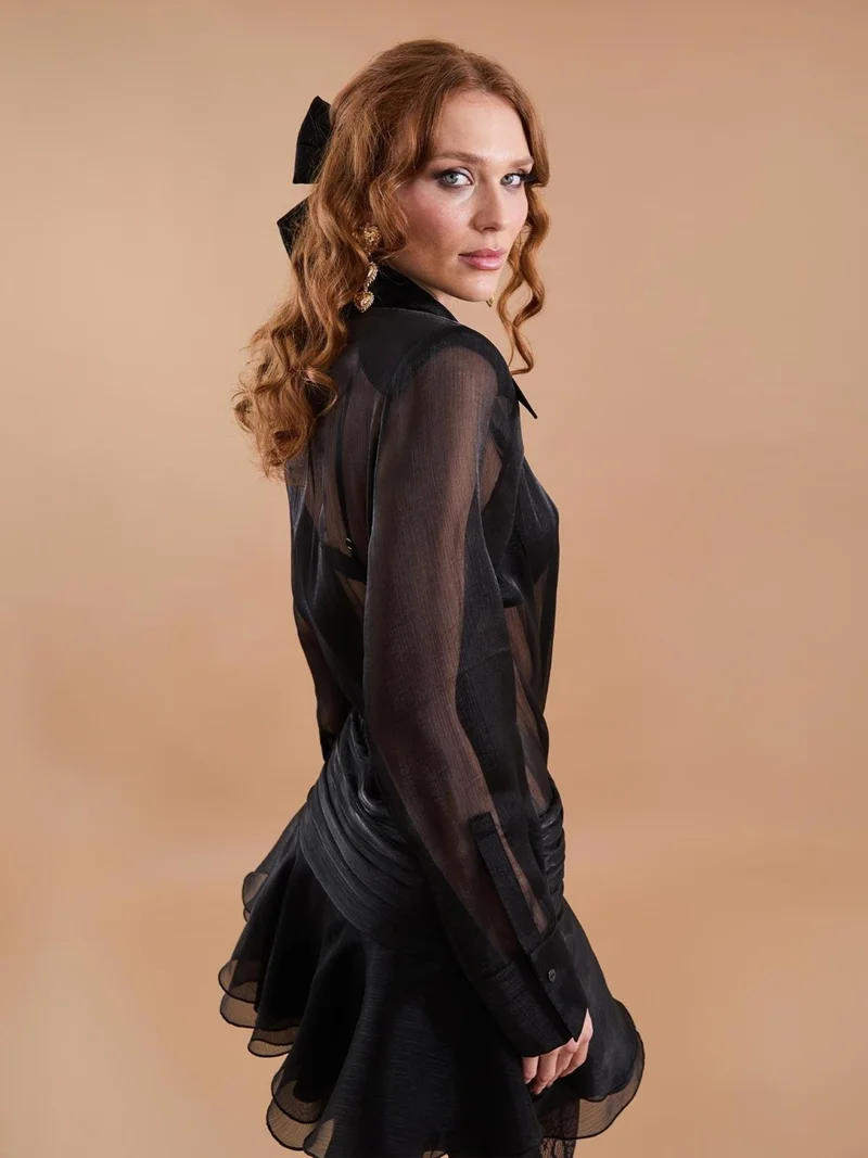 Juste Ruffled Mini Dress