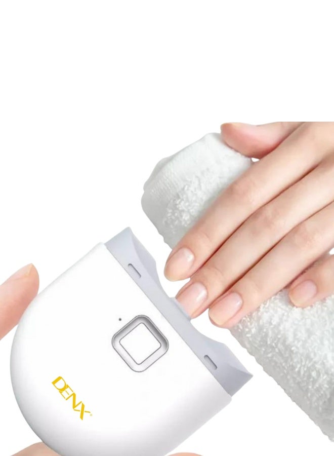 دينكس مقص أظافر أوتوماتيكي، مقص أظافر كهربائي ومبرد أظافر، مقص أظافر قابل لإعادة الشحن - Image 1